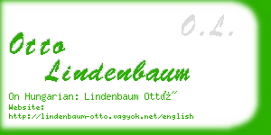 otto lindenbaum business card